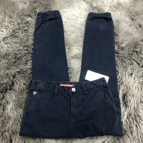 Guess Boys’ Cargo Pants | Navy Blue | Size 6X-7 - Picture 2 of 3